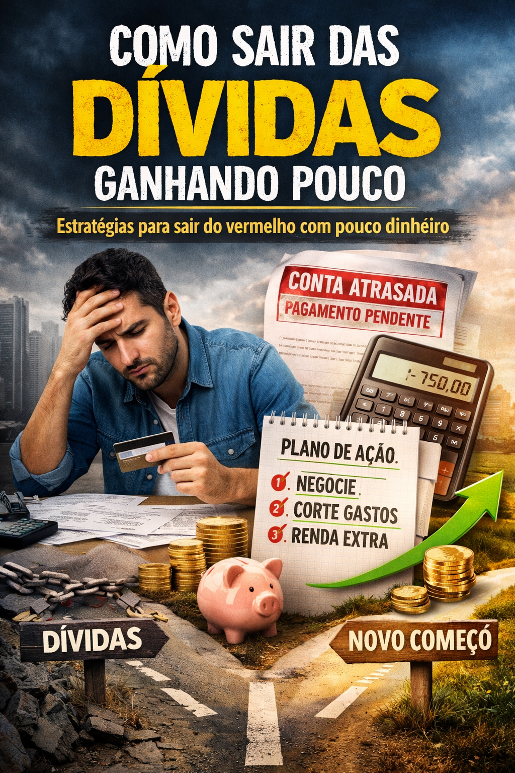 Como sair das dívidas ganhando pouco num pais como o nosso