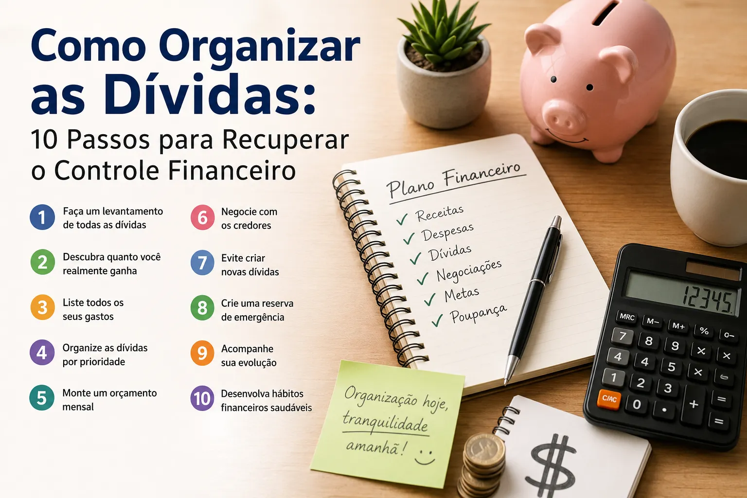 Organizar as dívidas é muito importante